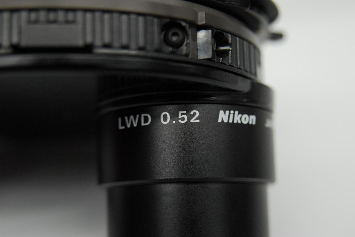 Used Nikon LWD 0.52 Microscope Condenser Turret W/ DIC N2 Prism