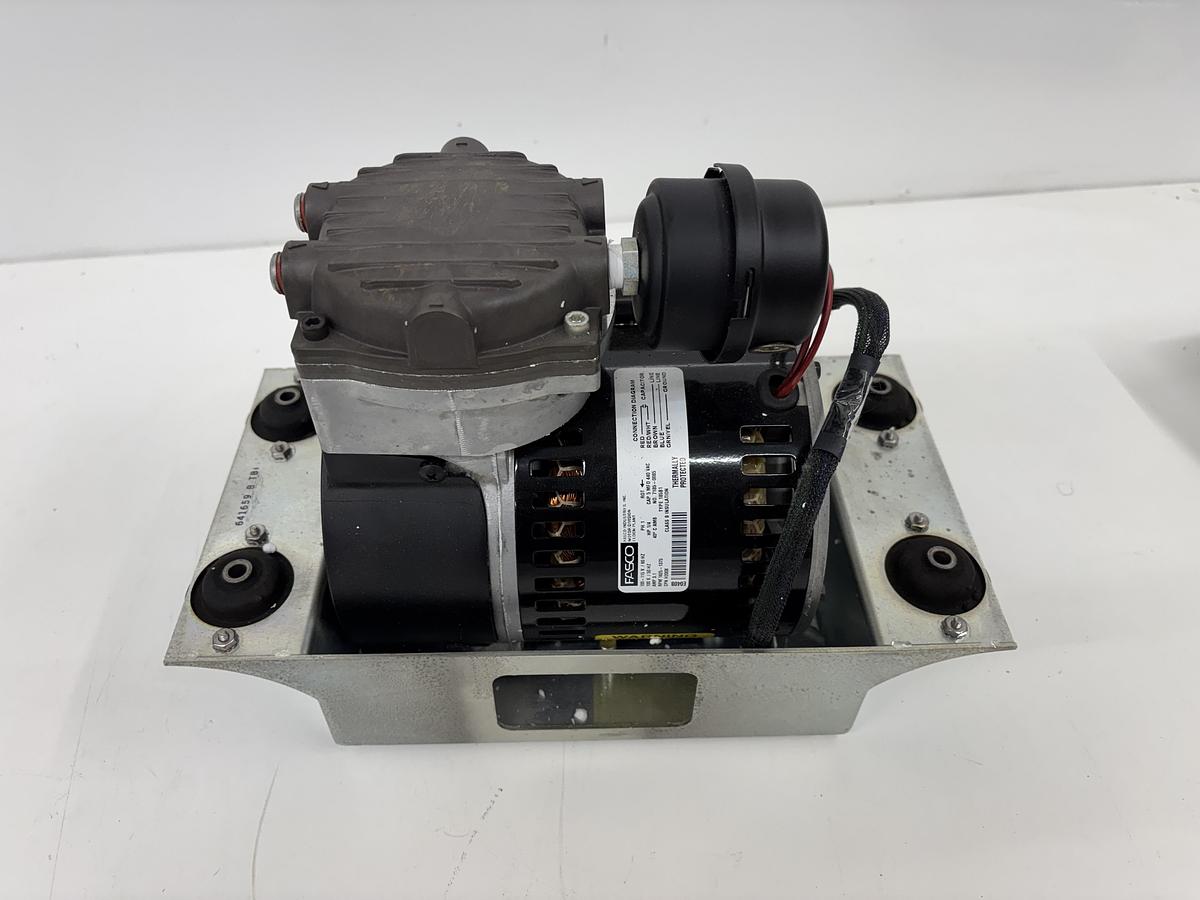 Used FASCO 7185-0085 185B1 Piston Pump w/ Vibration Isolator