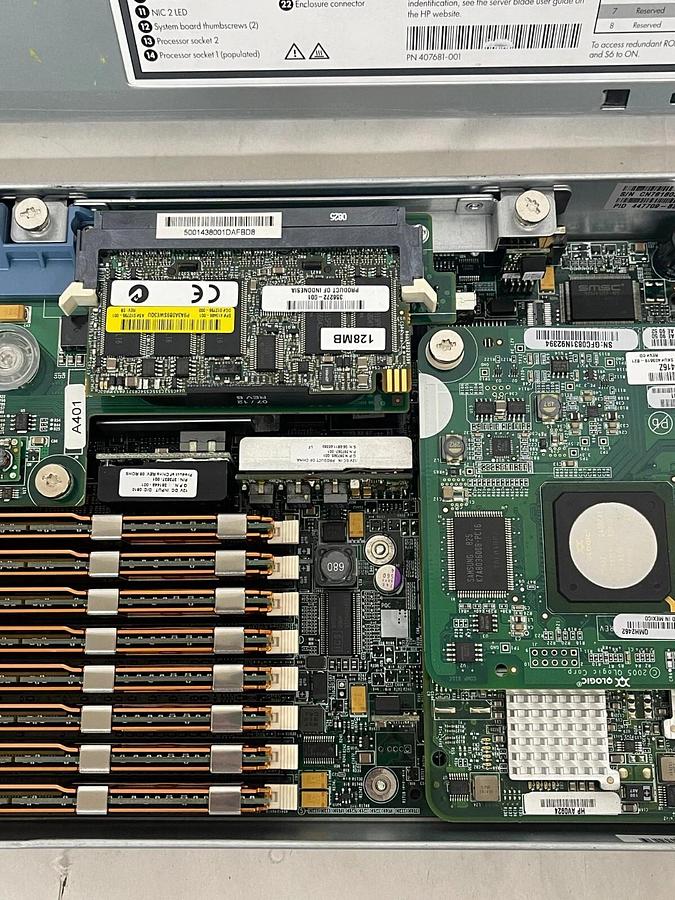 Used HP ProLiant BL460c Server Blade 447709-B21 - 8Gb RAM, Xeon E5320