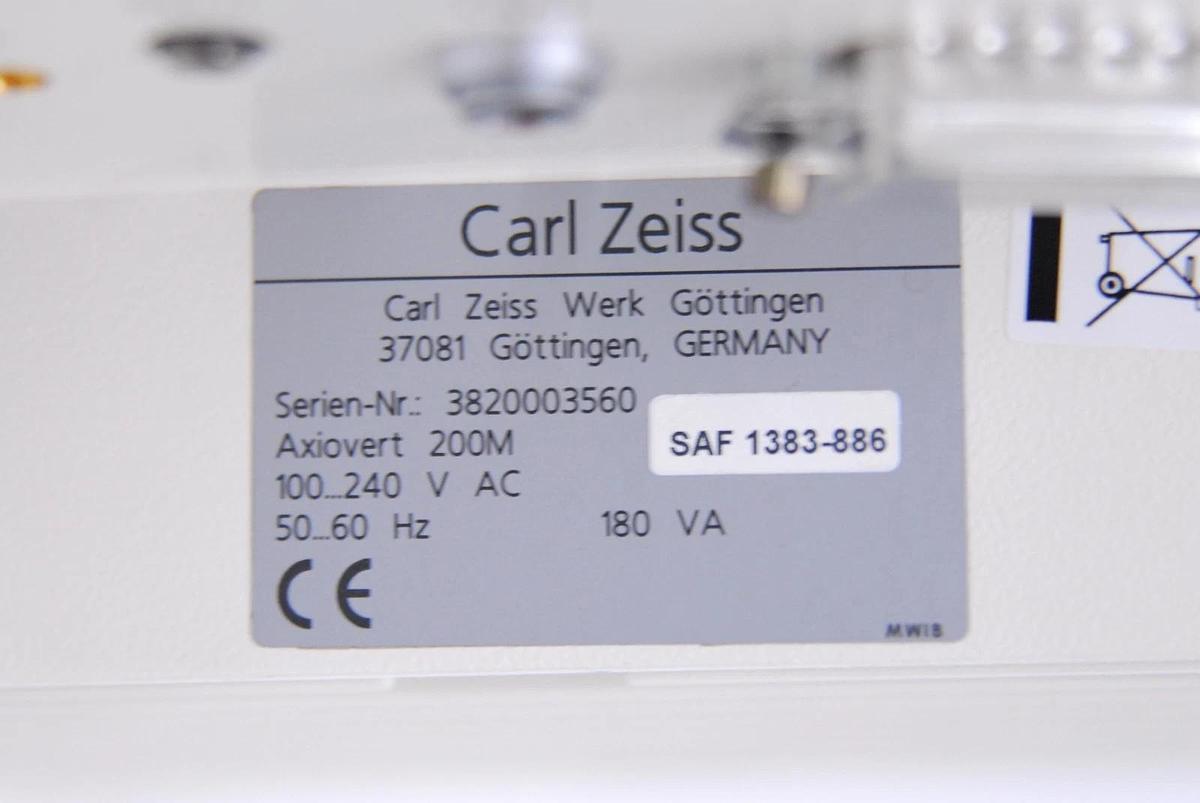 Used Zeiss Axiovert 200M Power Supply Module 100-240V W/ Rear Control Board 1267-345