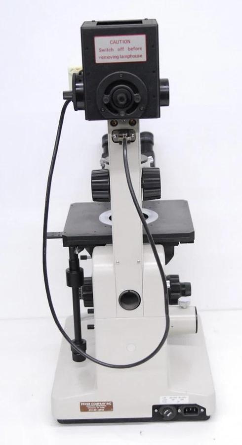 Used Nikon Diaphot Inverted Microscope W/ 4x Objective/Achr 0.15 Condenser/Eyepieces
