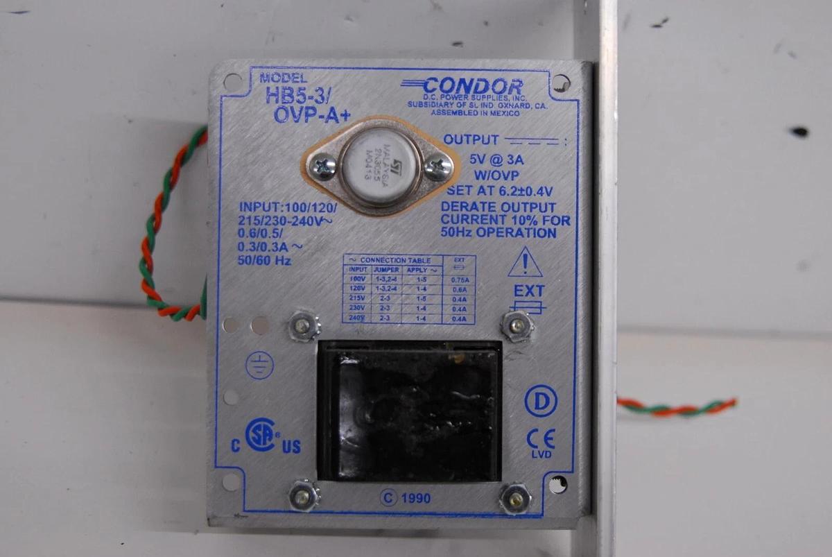 Used Condor HB5-3/OVP-A+ Power Supply