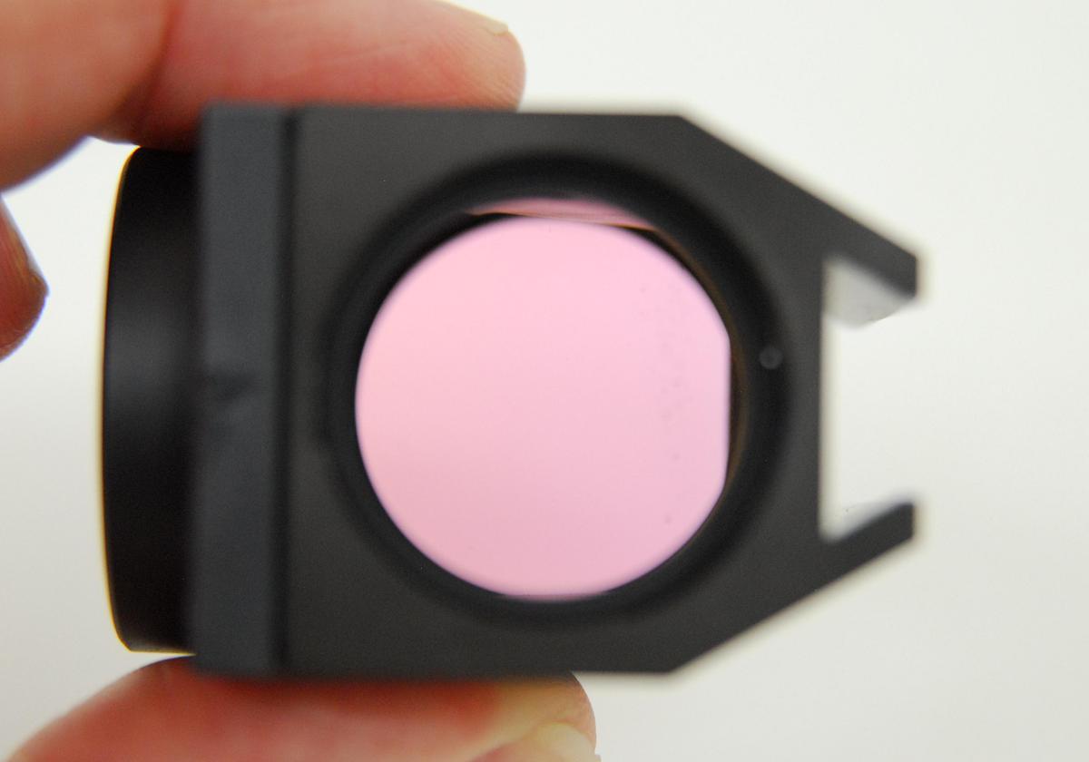 Used Olympus U-MF2 QLM C/YFP 52-850259-000 Microscope Fluorescence Filter Cube