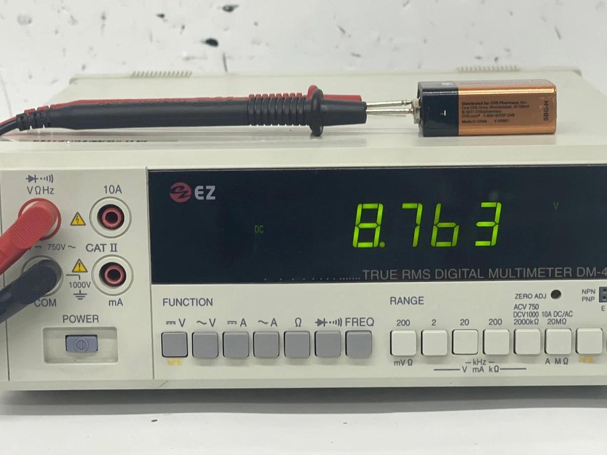 Used EZ DM-441B True RMS Digital Multimeter