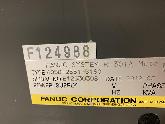 Used 2012 FANUC LR MATE 200iC