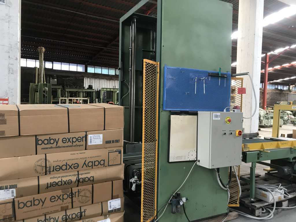 Usato Linea di imballaggio per lettini o simili con larghezza massima mm. 850