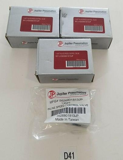 *NEW IN BOX* LOT OF 3 Jupiter Pnuematics 5626801813JP 1/4" Male NPT Fitting 140P