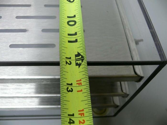 Used Acrylic C02 N2/O2 Chamber w/ Aluminum Shelves