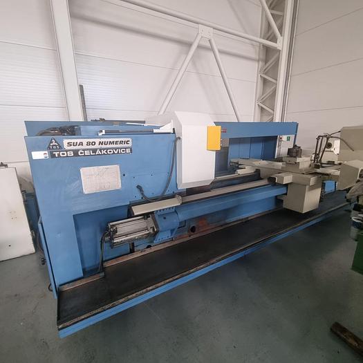 Used 2000 TOS CELAKOVICE SUA 80/3500 NUMERIC CNC lathe
