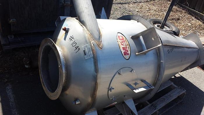Used Separator, Cyclone, Air, 30" X 78", S/st, 44" Cone, MAC #S740407
