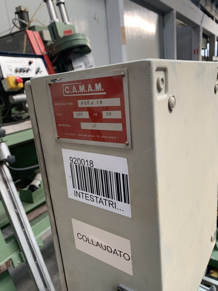 Usato Fresatrice smussatrice doppia, automatica, per fuselli tondi o prodotti similari