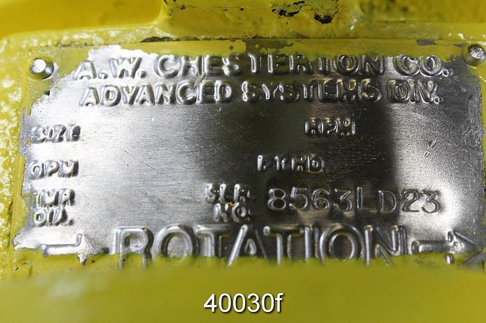 Unused Chesterton P240S 1.5x3x13 Condensation Pump #40030