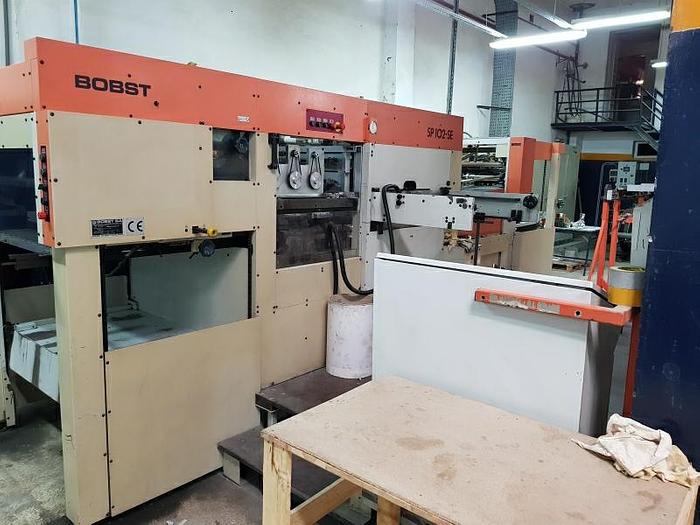 Použitý 1996 BOBST SP 102 SE Hot foil