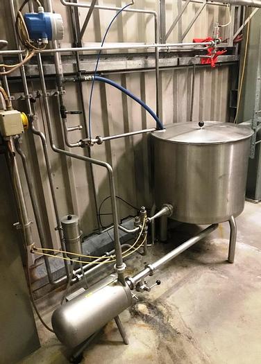 Used 2-step falling-film vacuum evaporator