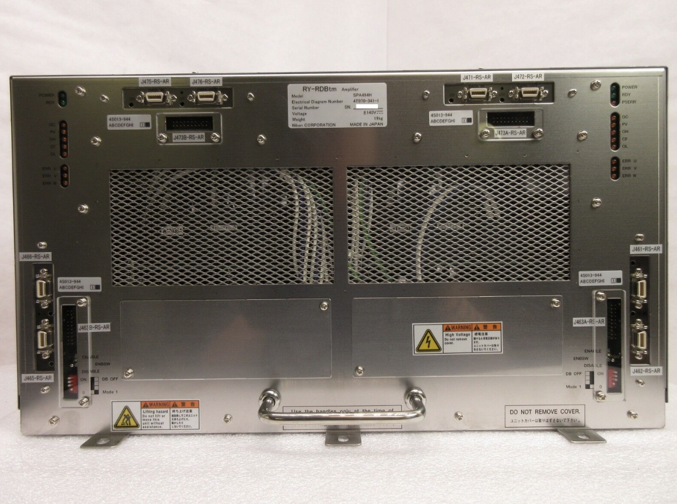 Used Nikon 4T070-341-1 RY-RDBtm Amplifier SPA494H NSR-S620D ArF Immersion Used