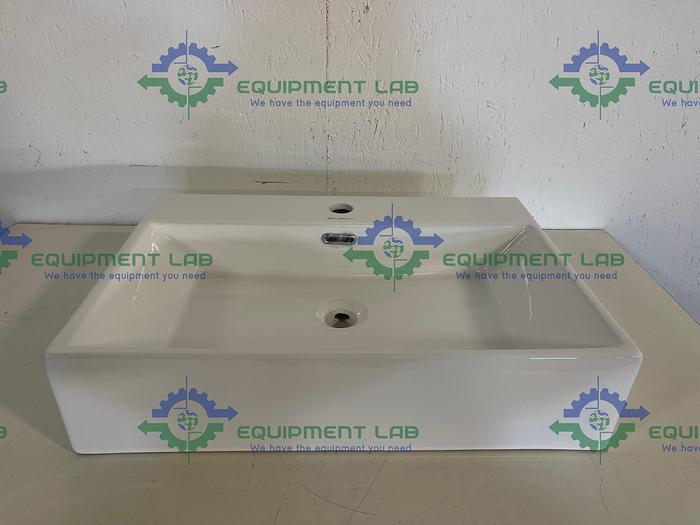 New Swiss Madison Claire 24" Ceramic Console Sink White Basin...