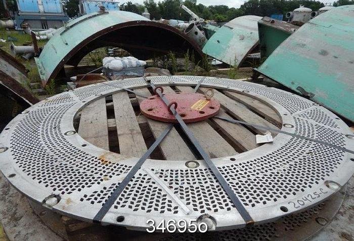 Used Kadant 14' Pulper, 57" Vokes Rotor, Diamond Grip Extraction Plate #34695