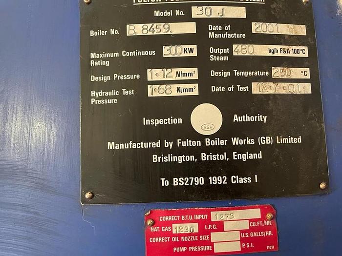 D'occasion FULTON STEAM BOILER