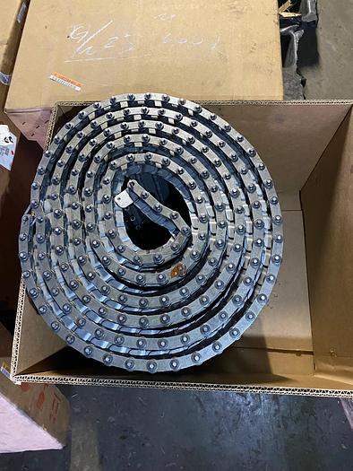 Used Hakusan Kiko 178" Length Chain Hinge Belt