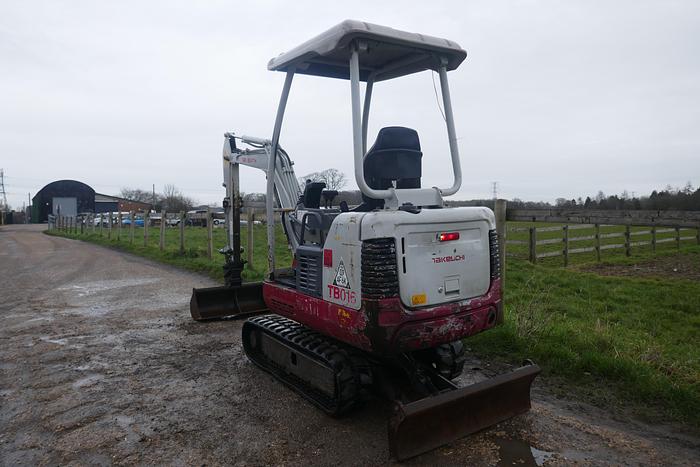 Used 2012 TAKEUCHI TB016