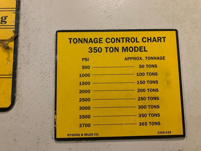 Used 1995 Wysong - 350-Ton x 14' CNC Hydraulic Press Brake MTH350-168