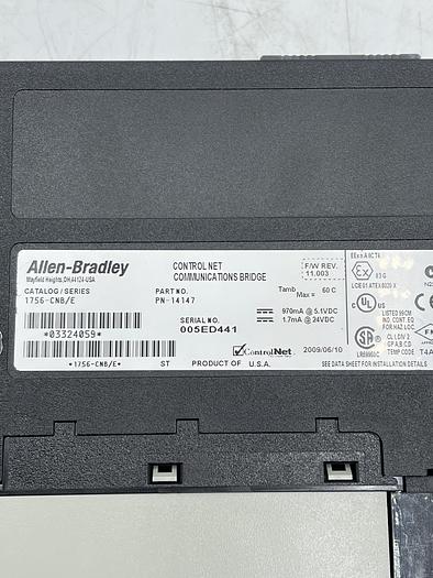 Used AB ALLEN BRADLEY 1756-CNB/E