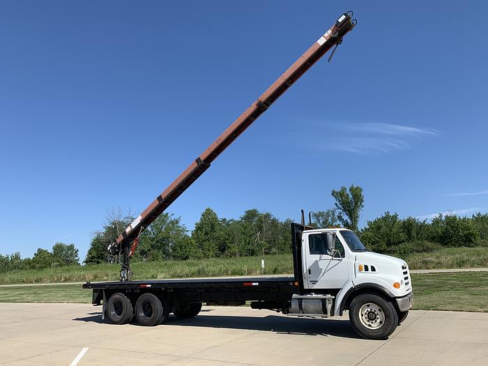 Used 2007 Sterling Flatbed w/ Cleasby Roofing Conveyor Truck