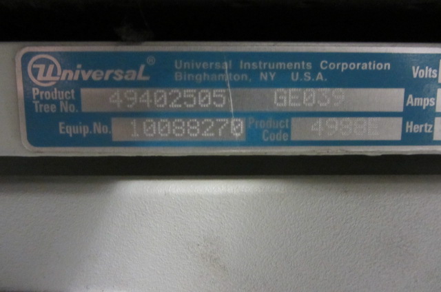 Used Universal Genesis G14  Pick & Place machine
