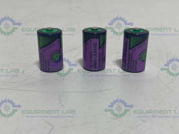 Lot of 3- Tadiran TL-2150 Lithium Battery 3.6V, 1/2AA
