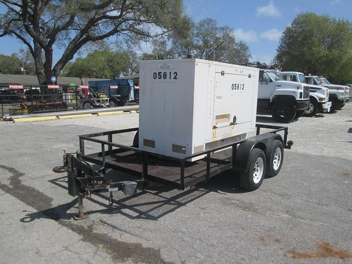 Used 2004 FG Wilson 40KW Generator with Trailer