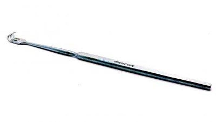 Used Retractor Rake Rochester 3 Teeth Sharp 165mm (6-1/2in)
