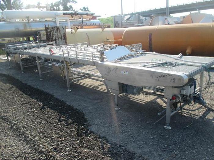 Used AMF 4-Lane Accumulation Conveyor