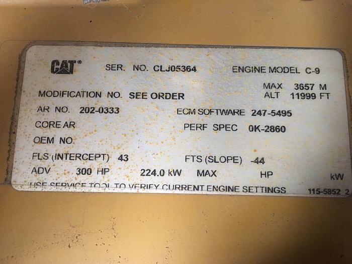 Used Caterpillar C9 DITA AAAC