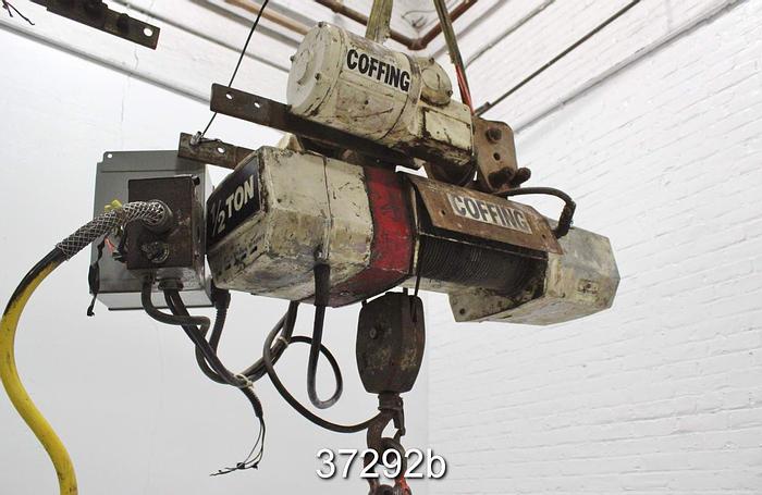 Used Coffing 1/2 Ton Electric Clamshell Hoist, MT40030-3 #37292