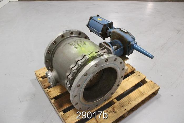 Used KTM 16" Control V-Ball Valve, CF8M Stainless Steel Body #29017