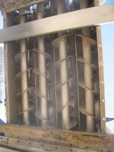 Used Bin, Bin Bottom, 4-Screw, 9" x 7', S/st, 1 HP, 2-Way, #S732587