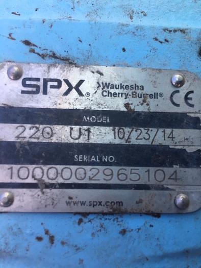 Used Waukesha Model 220 Positive Displacement Pump Head