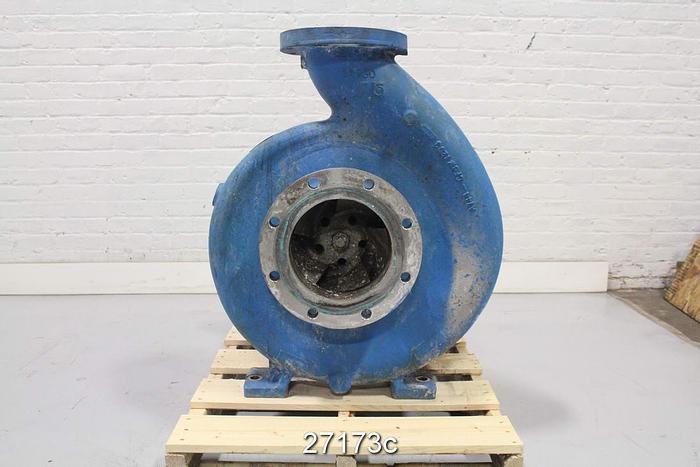 Used Goulds 3196 Goulds 3196, 6X8X17, 5 Vane Impeller, 15 ¾" Impeller Diameter, Stainless Steel Impeller, Stainless Steel Casing, Stainless Steel Stuffing Box, Stainless Steel Suction Side Plate, Packing. #27173