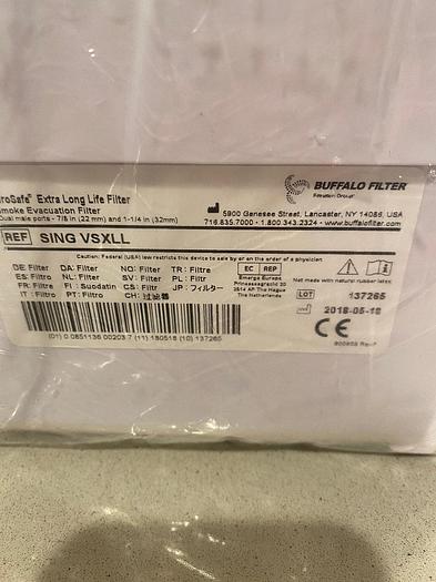 Buffalo Filter PlumSafe Whisper TURBO Smoke Evacuator ~ Warranty ~ New Filter ~