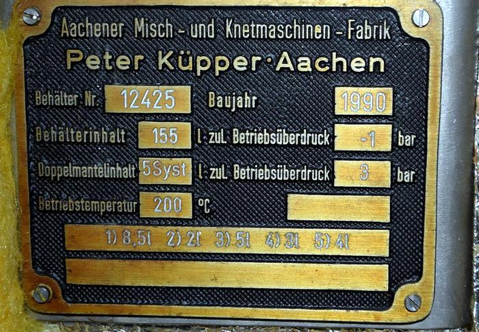 Used 15 GALLON ROSS AMK CLASS V DOUBLE ARM MIXER EXTRUDER - S/S - JACKETED