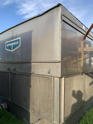Used Refrig, Cooling Tower, 674 Ton, 316 S/st, Evapco, Dual Cell #S743639