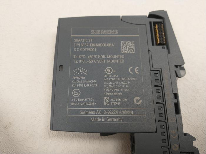 Used Siemens 6ES7134-6HD00-0BA1 Analog input module (GHB6C1)