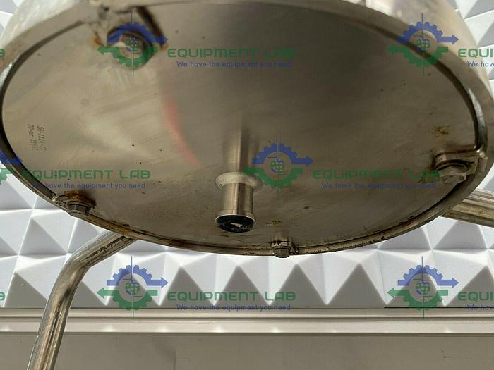 Used Amersham 18-1100-22 Streamline 200 Chromatography Column 30L w/ 1" Sanitary Fittings