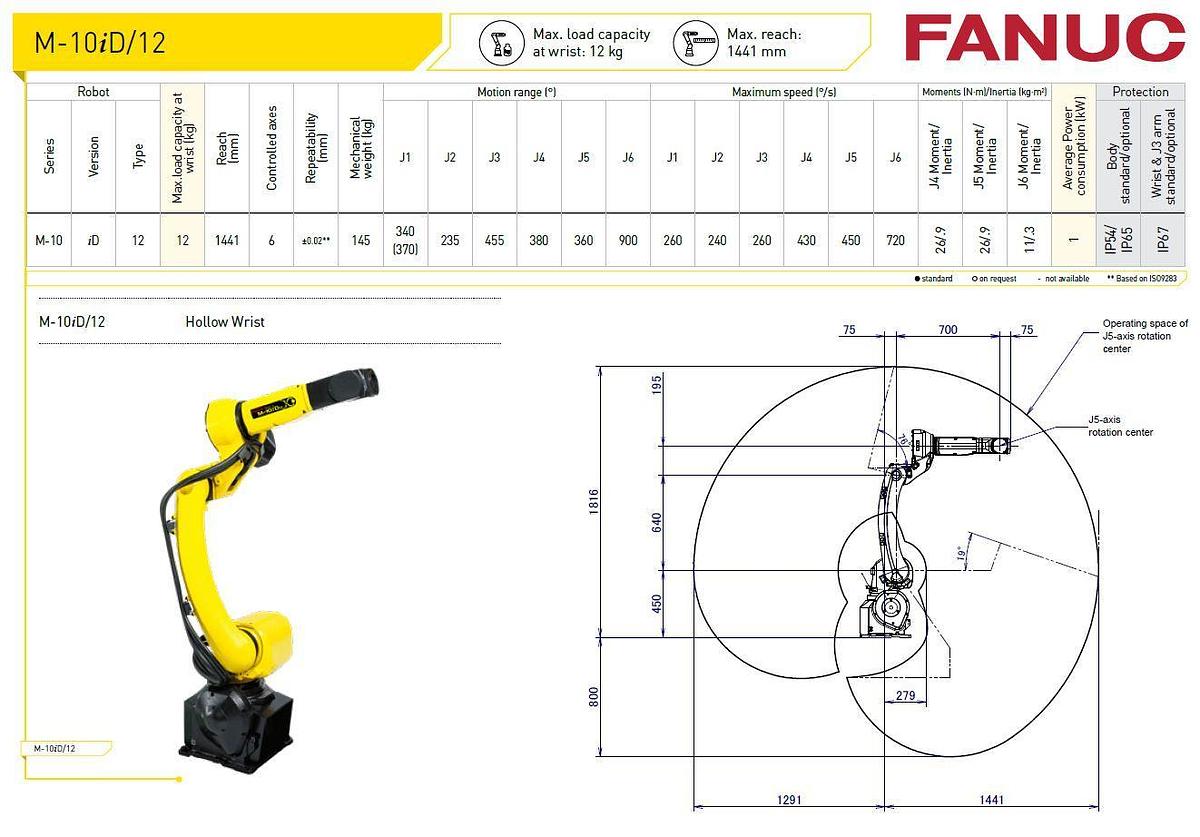 Fanuc M-10iD/12