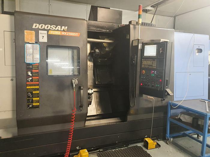 Used 2008 Doosan MX2100ST Multi Tasking CNC Turning Center