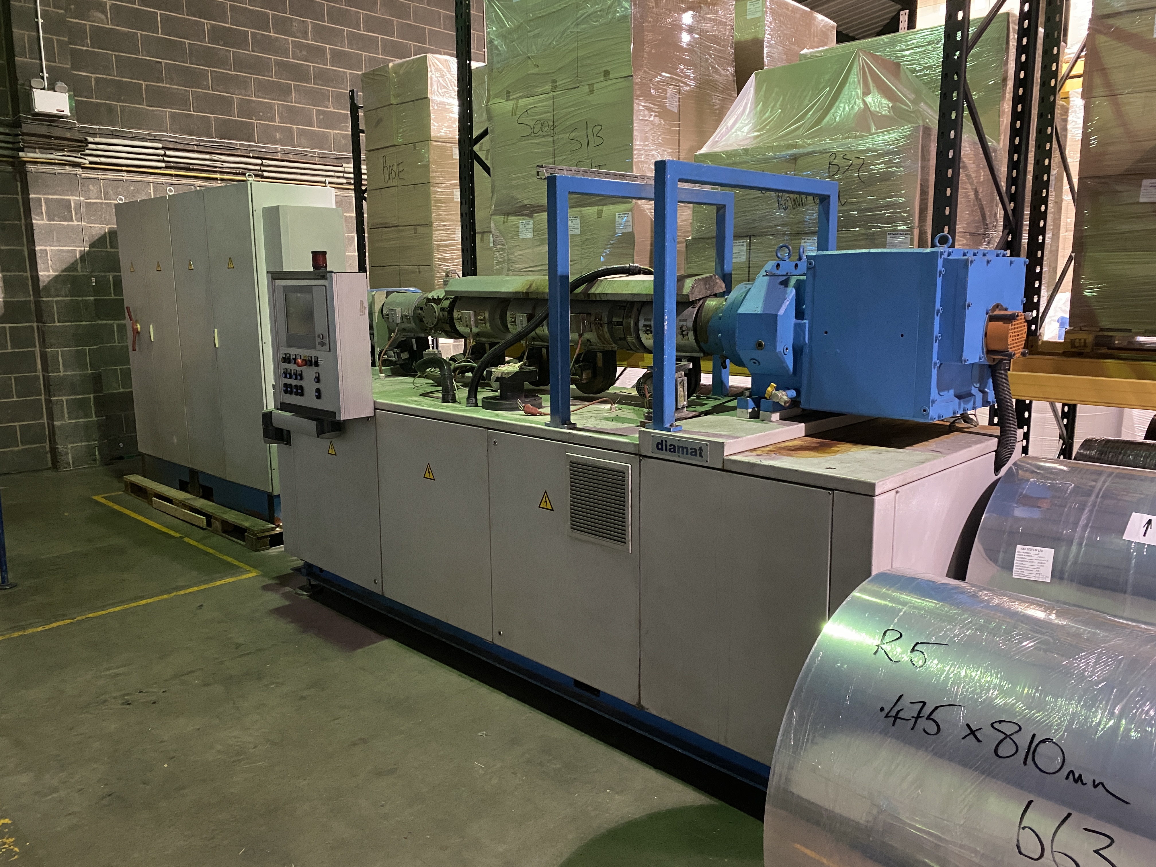 Used 2008 Diamat DE 85/60-950 PET Extruder