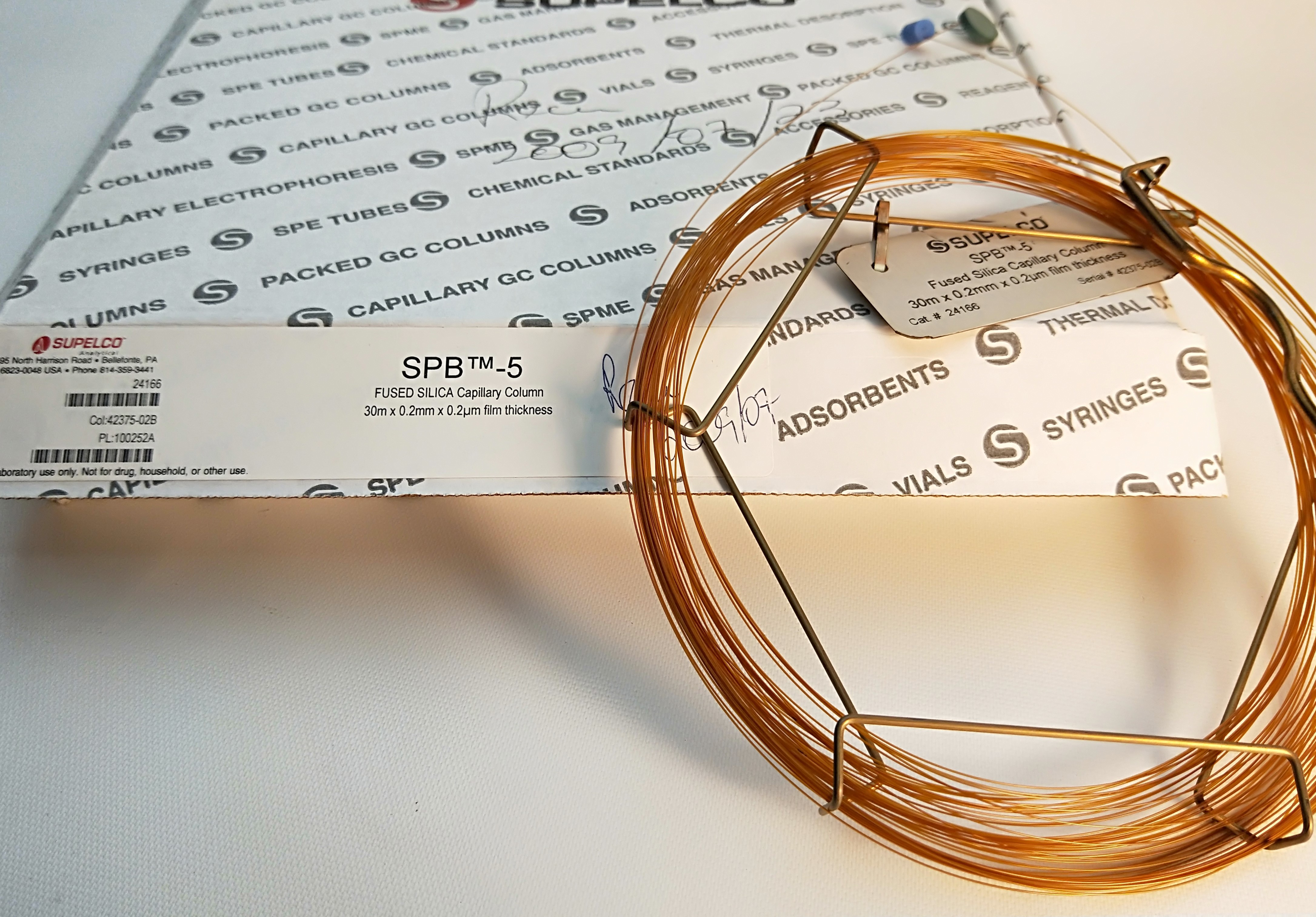 New Open Box (1500) Supelco SPB-5 (24166) Capillary Column - 30M x 0.25mm x 0.25µm