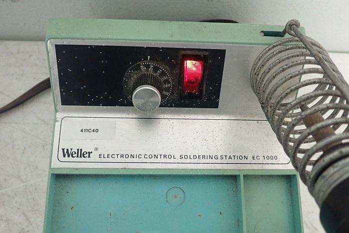 Used Weller EC1000 Electronic Control Soldering Station with EC1201 Pencil