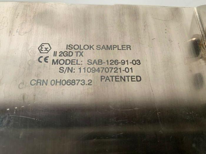 Used Sentry SAB-126-91-03 Stainless Steel Isolok Sampler