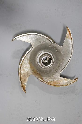 Used Goulds 3175 4x6x18 Pump 17", 2/4 Vane Impeller #33393